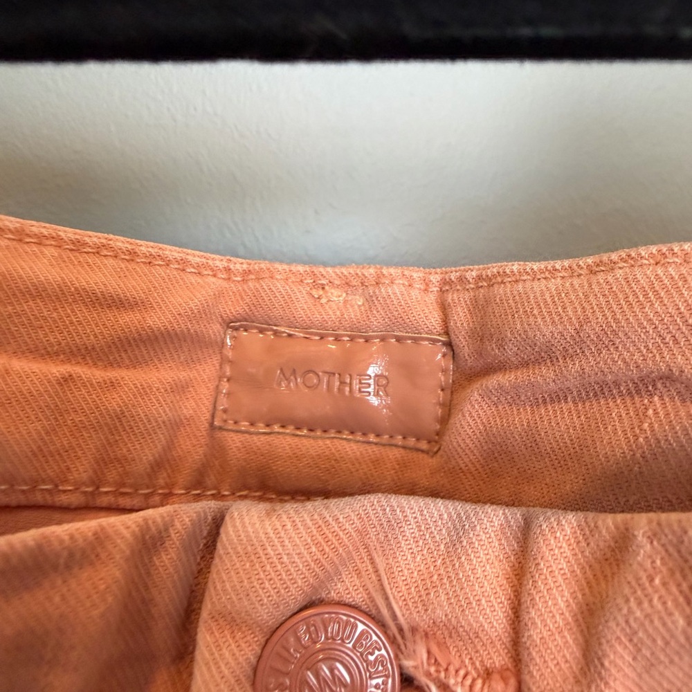 MOTHER Patch Pocket Roller Fray Jean - Chalk Teracota - 30 - Picture 4 of 5